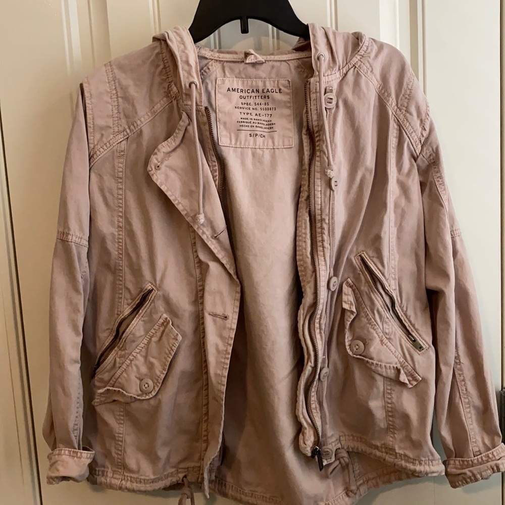 American Eagle pink jacket